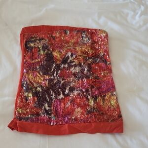 Rue21 Red Sequin Crop Top